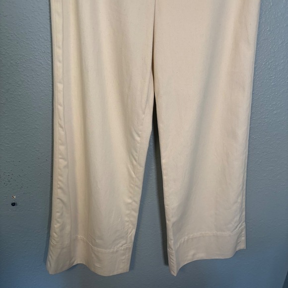 Baserange Women's Bayou Wide Leg Pants Off White Size 29 Organic Cotton Neutral - Picture 5 of 11